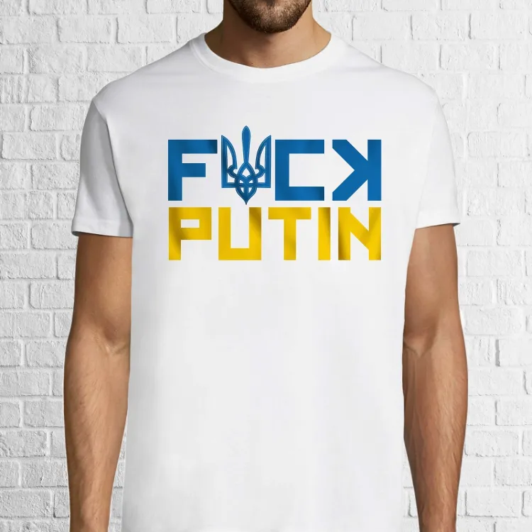 Ai un mesaj pentru Putin? Te ajutăm să i-l transmiți Tricou bărbat - „Hello” Putin