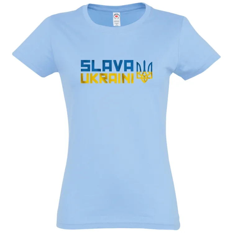 Tricou damă - Slava Ukraini
