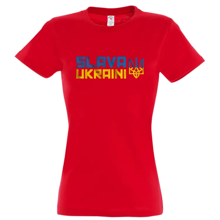 Tricou damă - Slava Ukraini