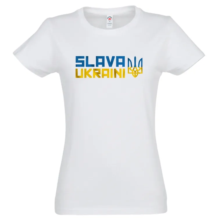 Tricou damă - Slava Ukraini
