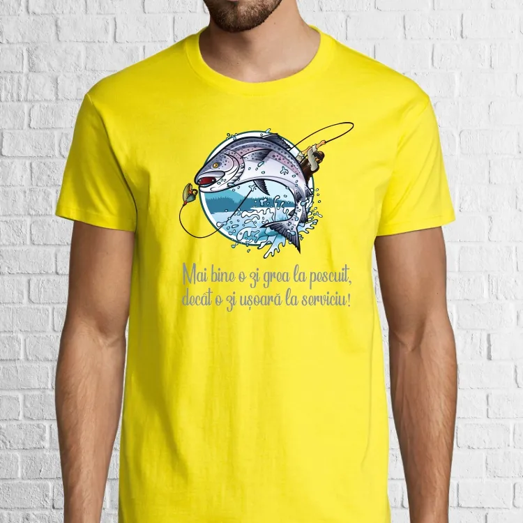Tricou bărbat - O zi la pescuit