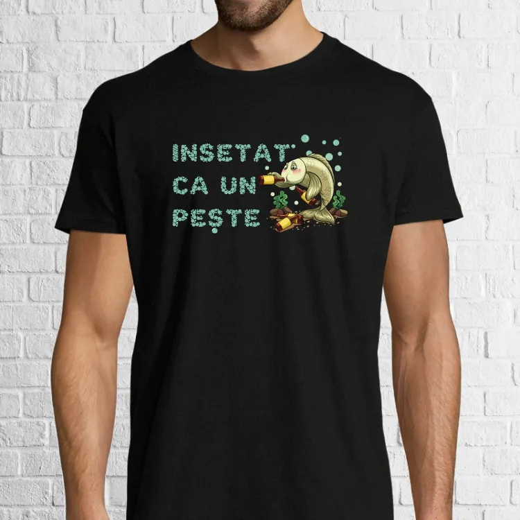 Tricou bărbat - Pește însetat