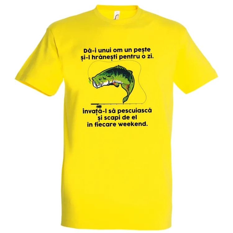 Tricou bărbat - Învață-l să pescuiască