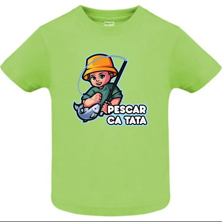Tricou copil - Pescar ca tata