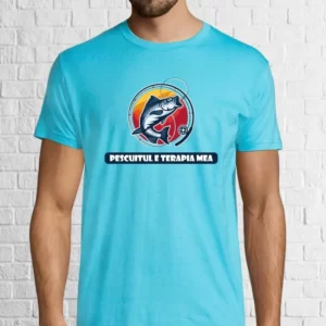 Tricou bărbat - Pescuitul e terapie