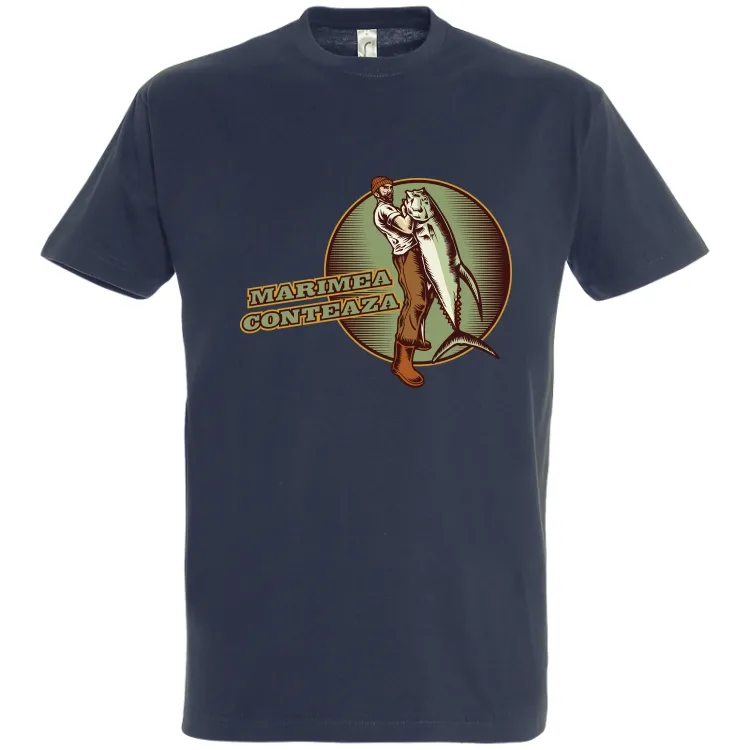 Orice bărbat știe că mărimea contează mai ales când e vorba de pescuit și de tricou. Tricou barbat - Mărimea contează