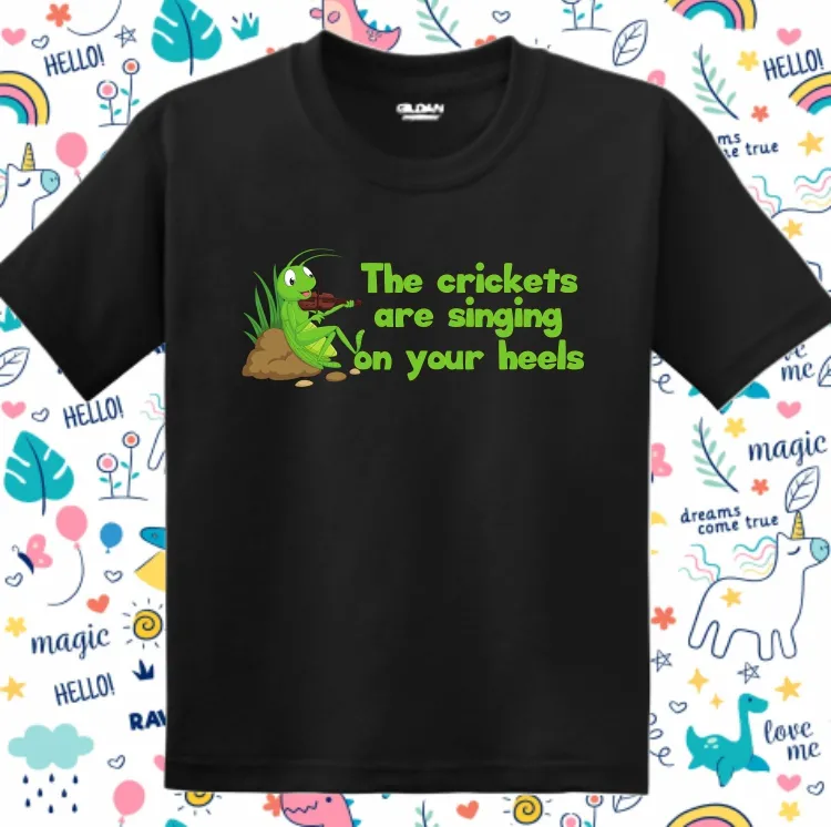 Tricou copii - Greierii în călcâie