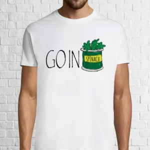 Tricou barbati Go in spinach