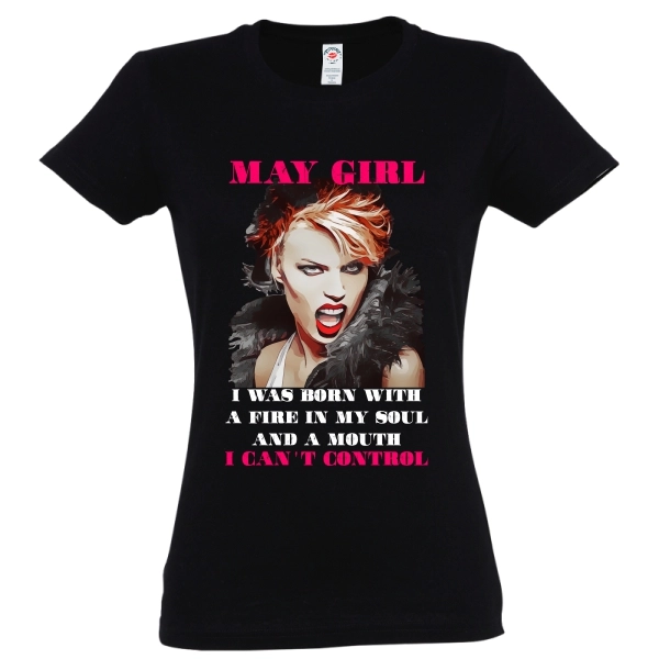 Tricou damă - May Girl - negru