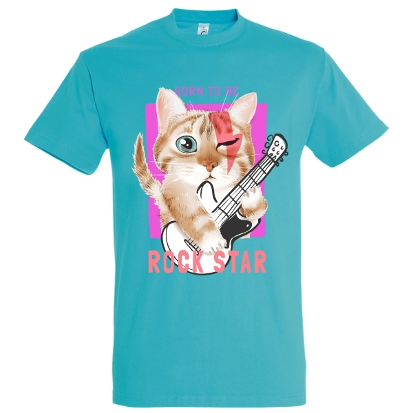 Tricou bărbat - Rock Star Cat