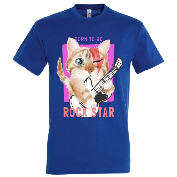 Tricou bărbat - Rock Star Cat