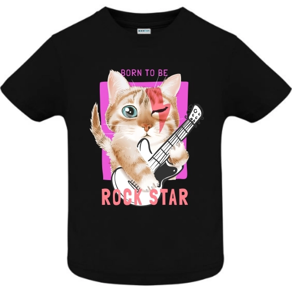 Tricou copil - Rock Star Cat