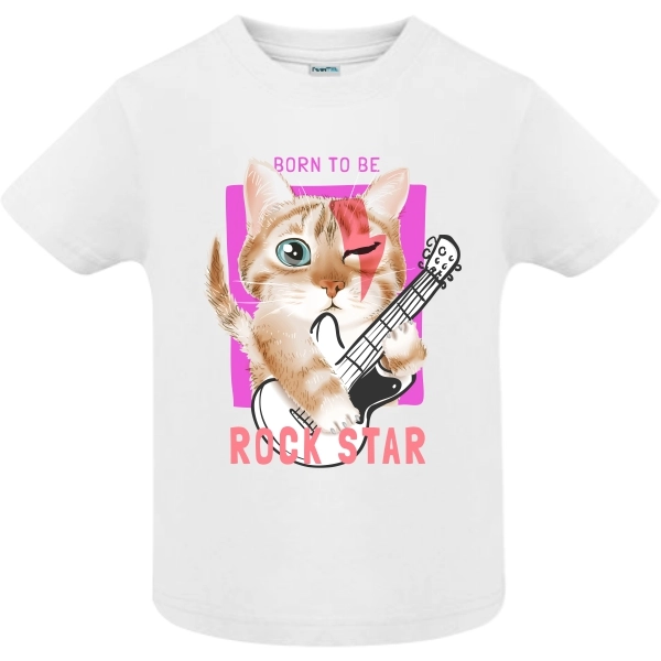 Tricou copil - Rock Star Cat