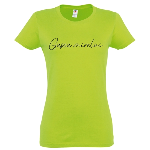 La petrecerea burlacilor echipele trebuie clar delimitate , iar noi ne-am gândit că un tricou de damă cu mesaj este ideal pentru a indica cine face parte din gașca mirelui Tricou damă- Gașca mirelui
