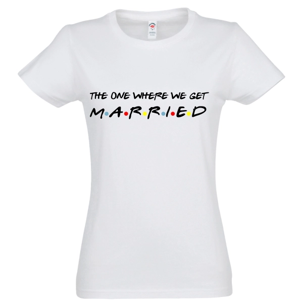 Tricou damă - We get married