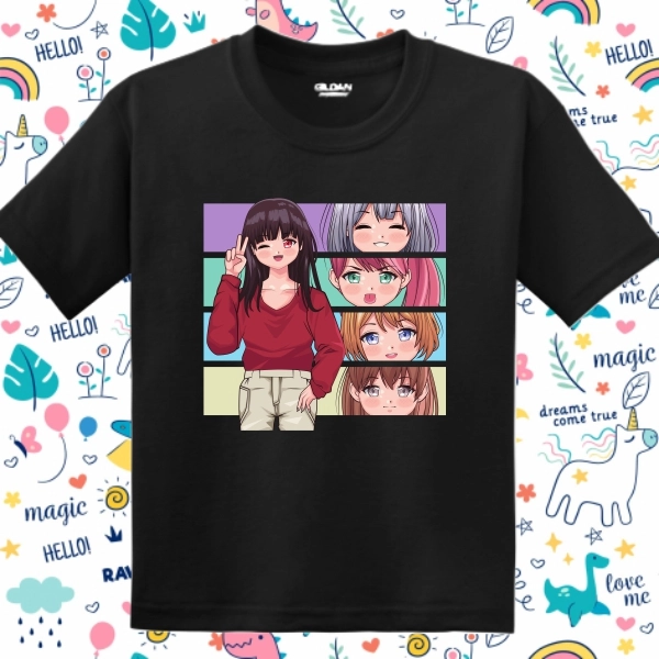Tricou copii - Emoții Anime