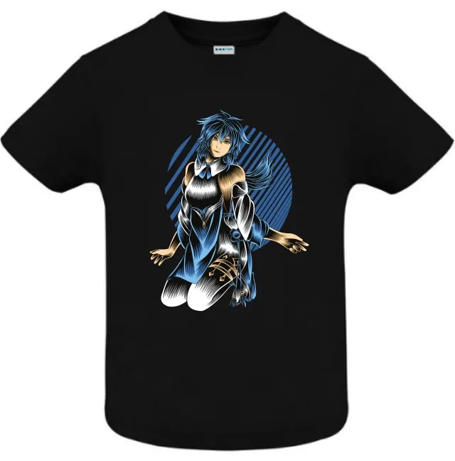 Tricou copil - Anime Blue Hair Beauty