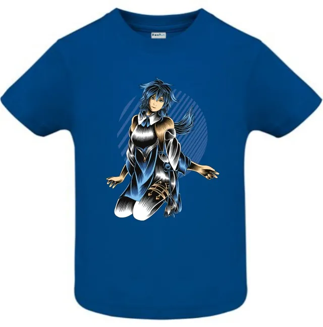 Tricou copil - Anime Blue Hair Beauty