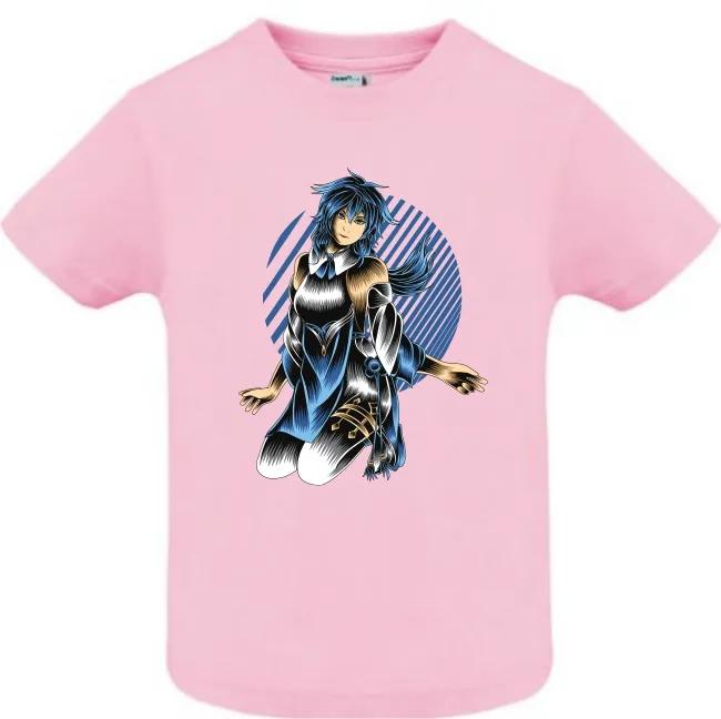 Tricou copil - Anime Blue Hair Beauty
