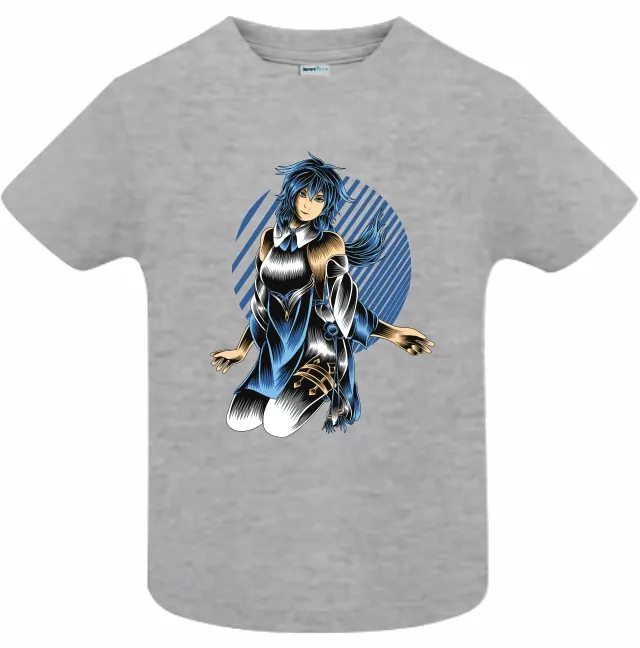 Tricou copil - Anime Blue Hair Beauty