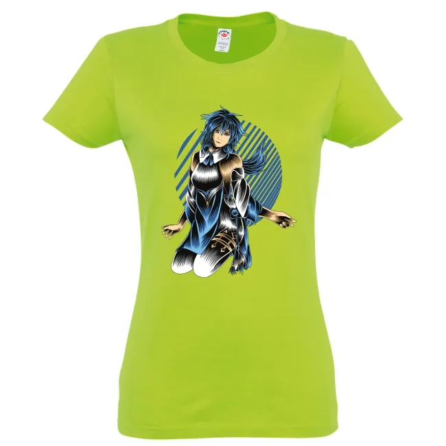 Tricou damă - Anime Blue Hair Beauty