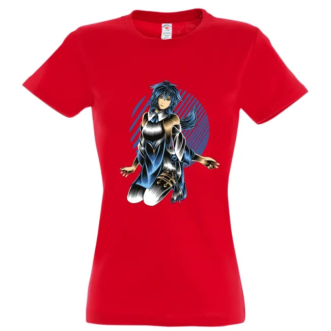 Tricou damă - Anime Blue Hair Beauty