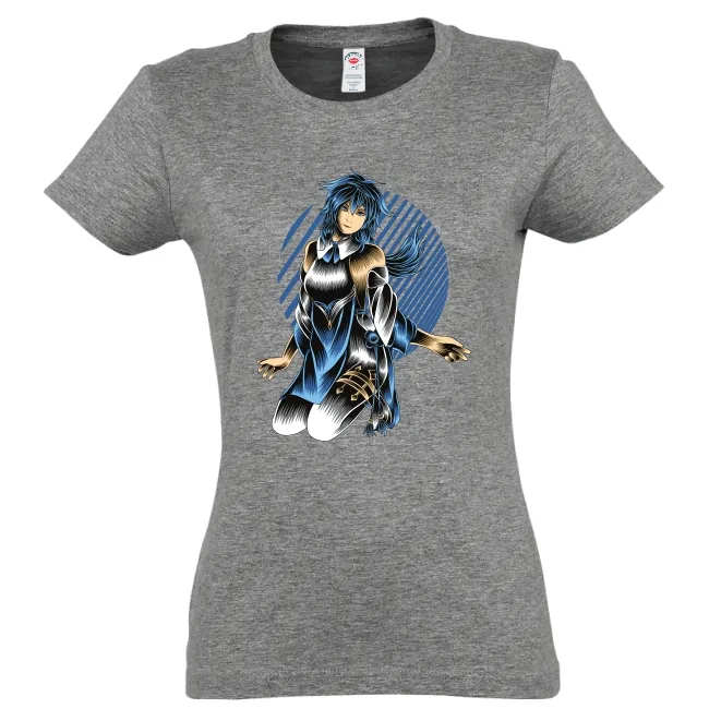 Tricou damă - Anime Blue Hair Beauty