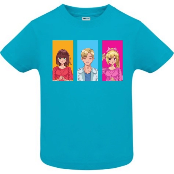 Tricou copil - Anime Trio Tricou copil - Anime Trio