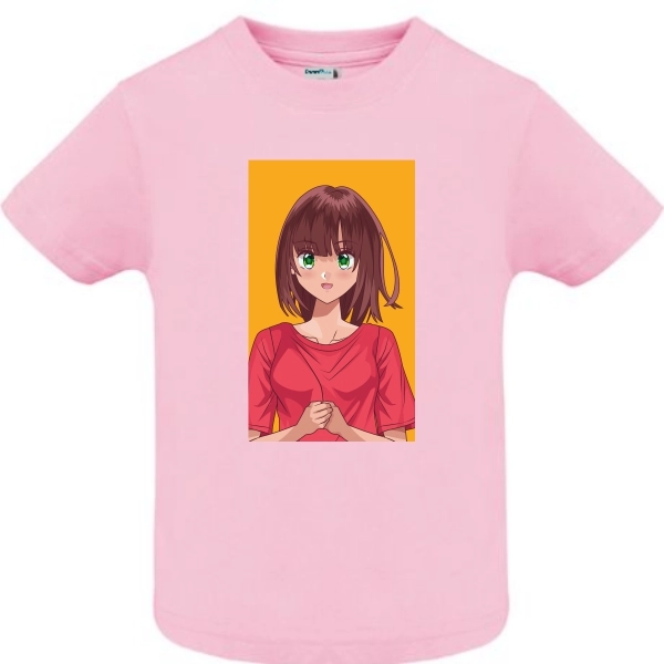 Tricou copil - Anime Green Eyes Girl