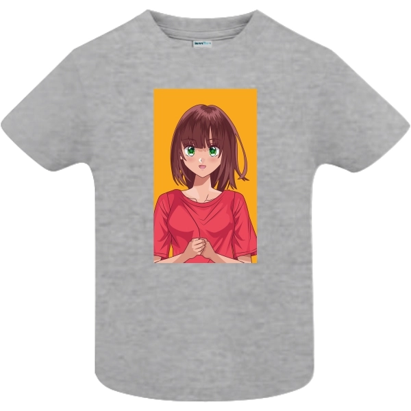 Tricou copil - Anime Green Eyes Girl