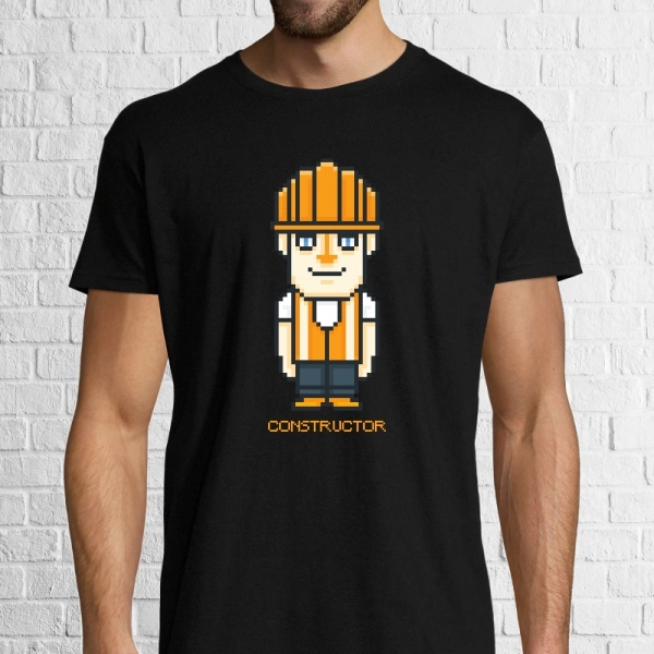 Tricou bărbat - Pixel Constructor