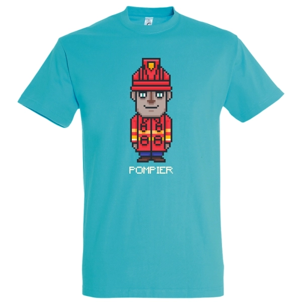 Tricou bărbat- Pixel Pompier