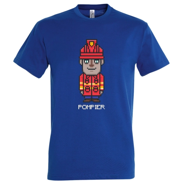 Tricou bărbat- Pixel Pompier