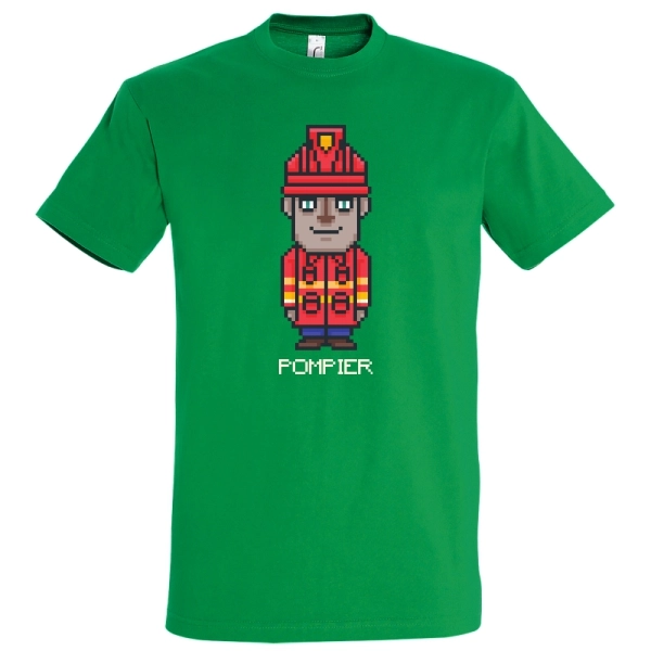 Tricou bărbat- Pixel Pompier