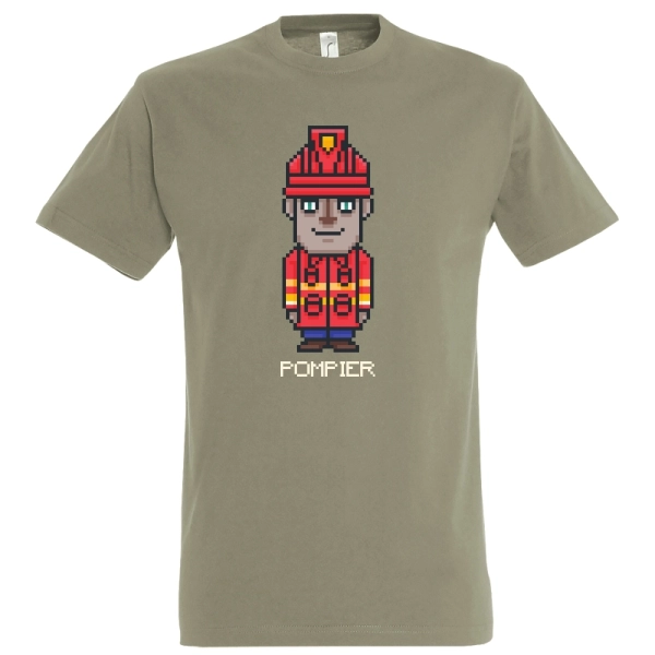 Tricou bărbat- Pixel Pompier