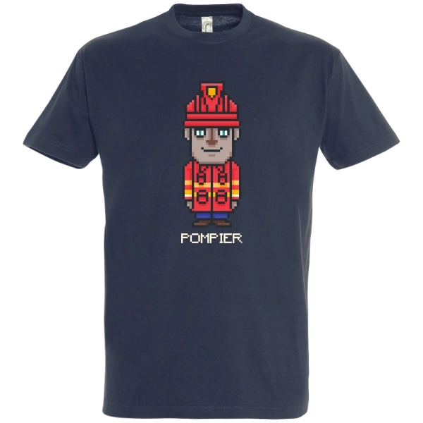 Tricou bărbat- Pixel Pompier