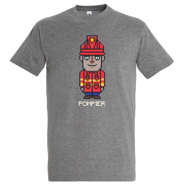 Tricou bărbat- Pixel Pompier