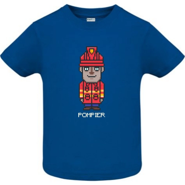 Tricou copil - Pixel Pompier