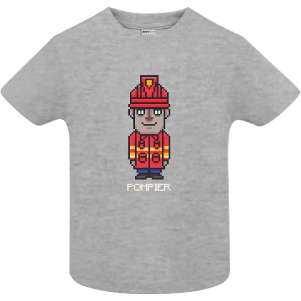 Tricou copil - Pixel Pompier