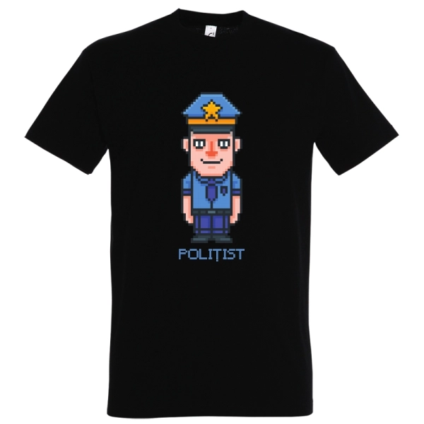 Tricou bărbat - Pixel polițist