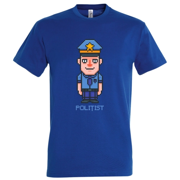 Tricou bărbat - Pixel polițist