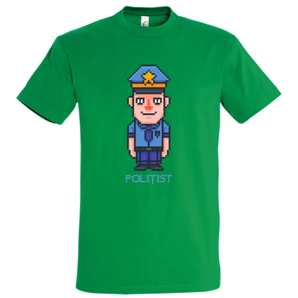 Tricou bărbat - Pixel polițist