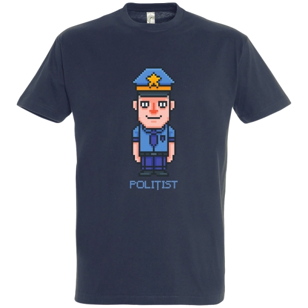 Tricou bărbat - Pixel polițist
