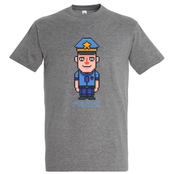 Tricou bărbat - Pixel polițist