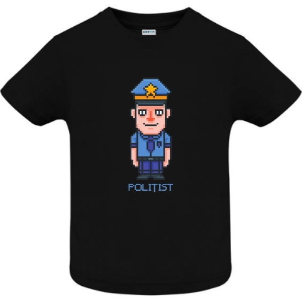 Tricou copil - Pixel polițist