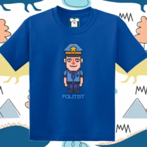 Tricou copil - Pixel polițist