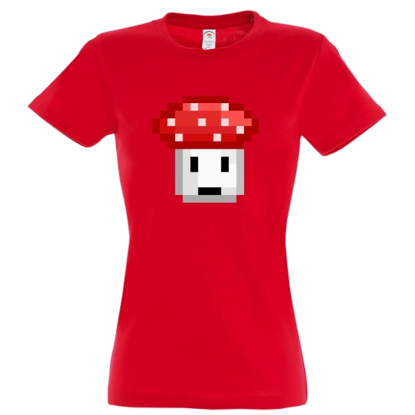 Tricou damă - Pixel mushroom