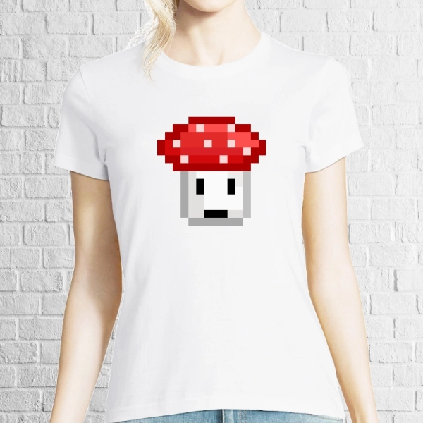 Tricou damă - Pixel mushroom