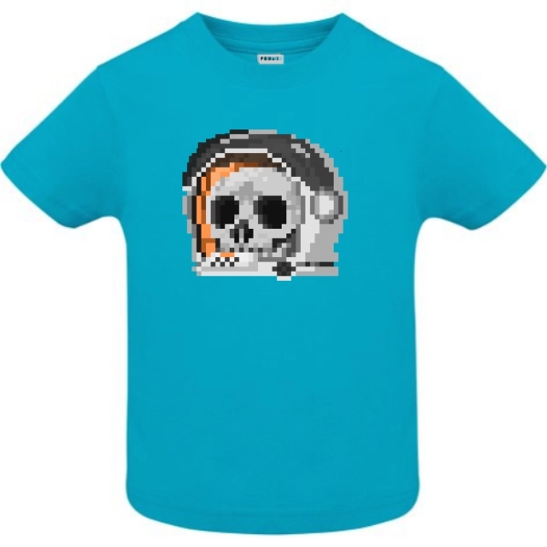Tricou copil - Pixel Skull