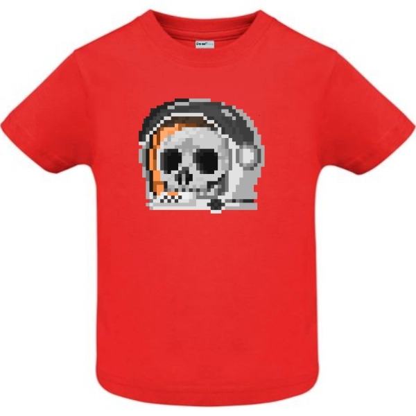 Tricou copil - Pixel Skull